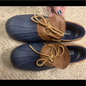 Sperry ankle duck boots waterproof size 10
